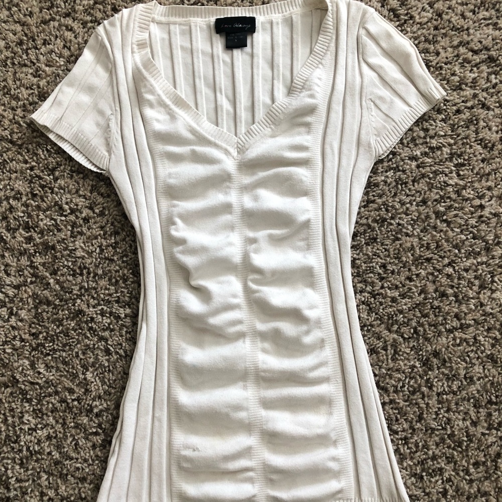 Sweater material shirt